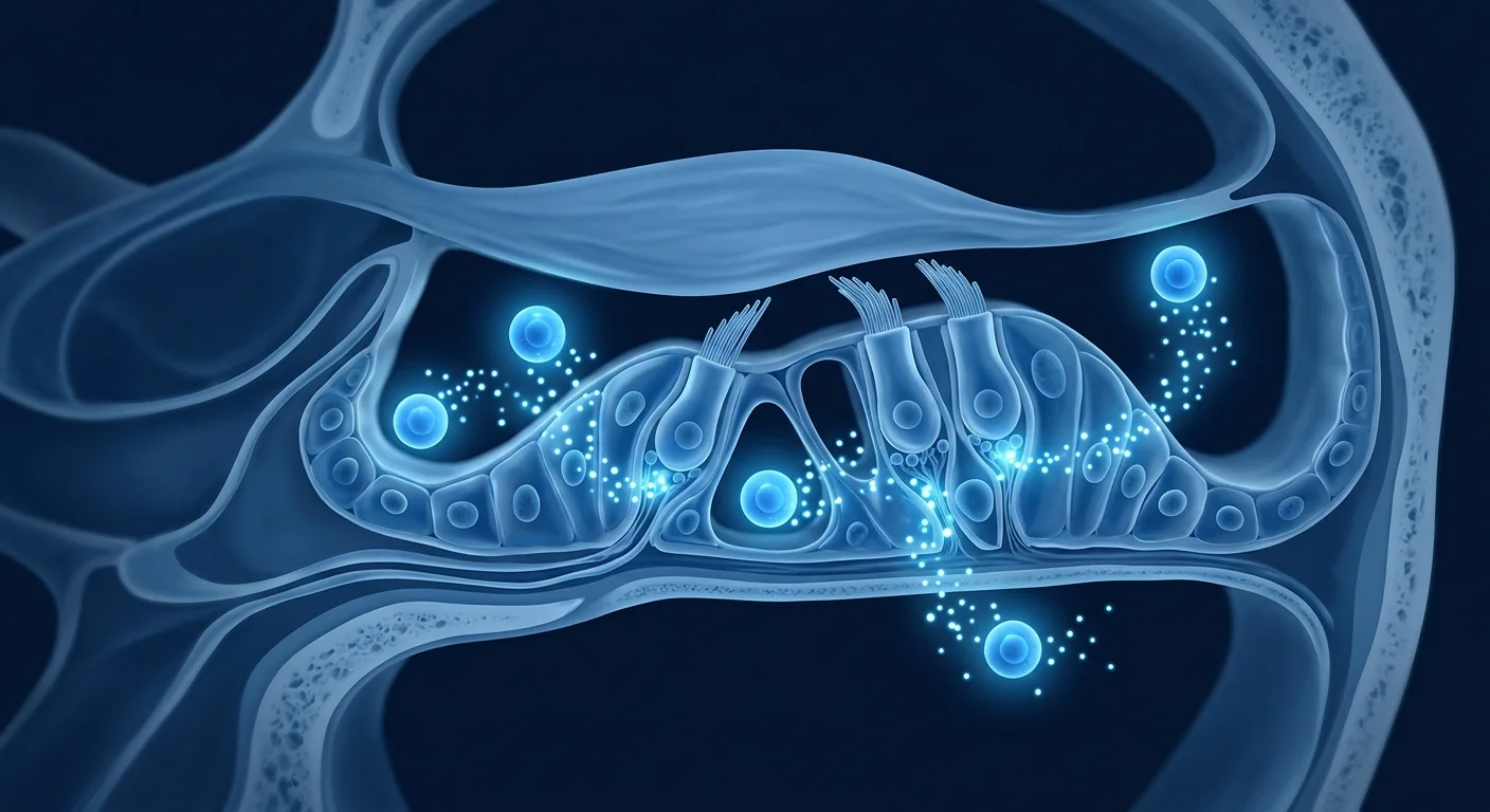 Scientific visualization of cochlear hair cells and auditory neurons — hearing loss regenerative concept
