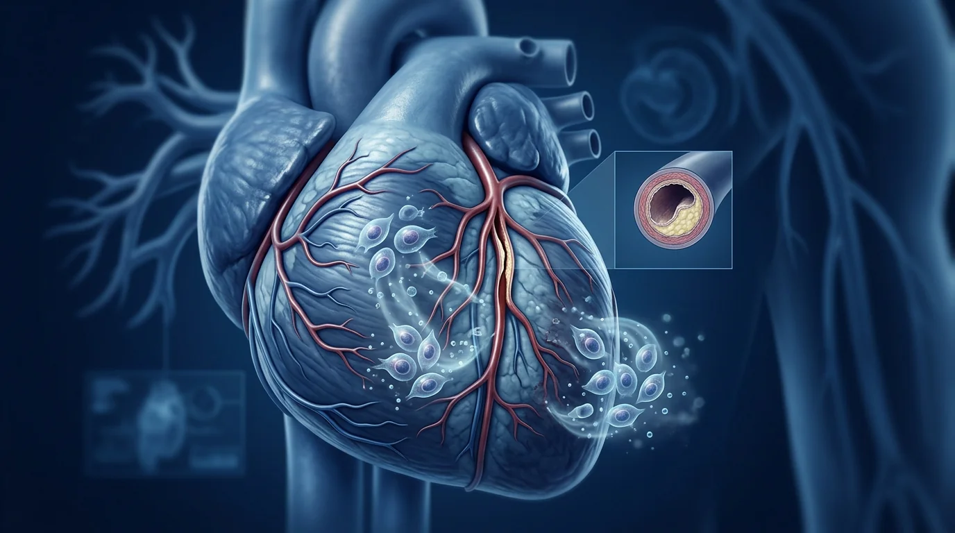 MSC therapy for coronary artery disease — endothelial repair and atherosclerotic plaque stabilization