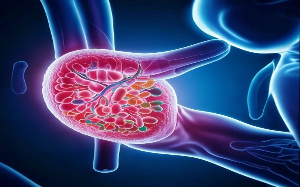 Pancreas with regenerating beta cells — diabetes regenerative concept
