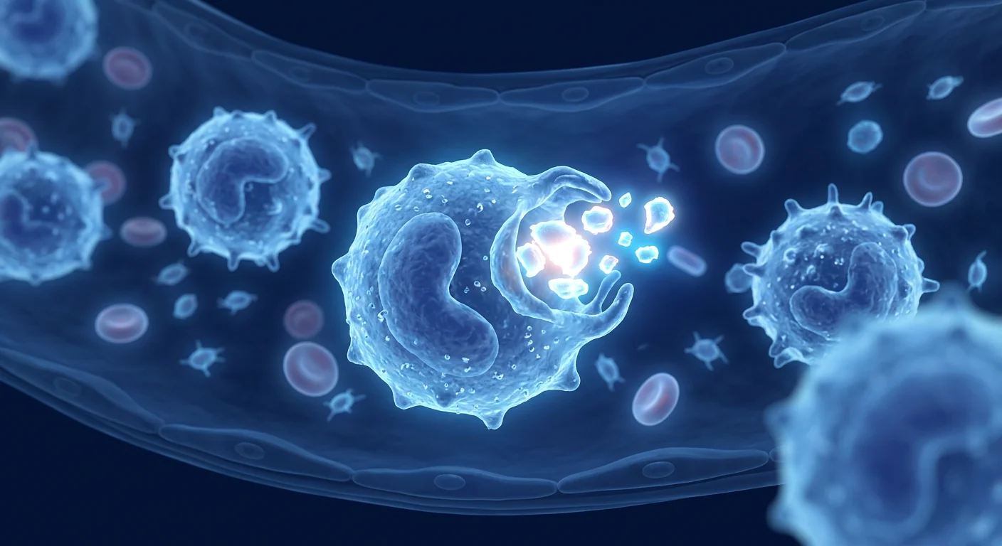 Monocytes engulfing tumour-derived material — the immune biology behind the EDIM cancer blood test