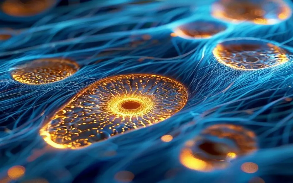 Hair follicle with regenerating dermal papilla cells