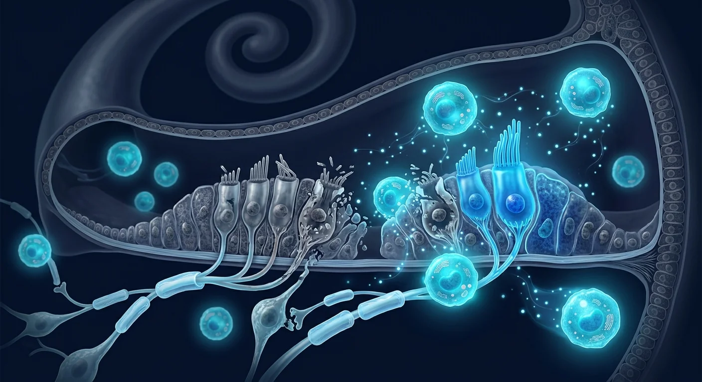 MSC therapy for hearing loss — cochlear regeneration and auditory nerve repair research