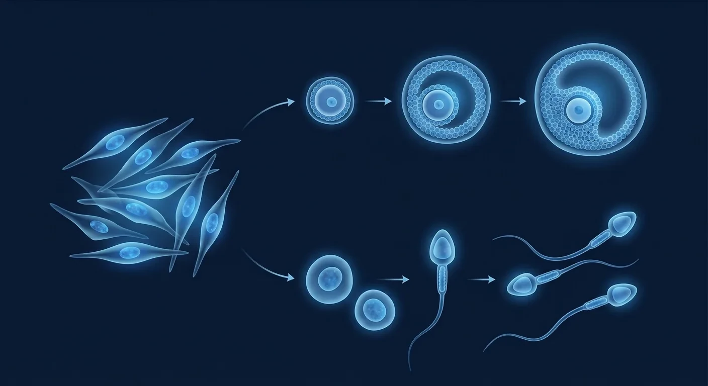 MSC therapy for infertility — mesenchymal stem cells supporting ovarian follicle regeneration and spermatogenesis restoration