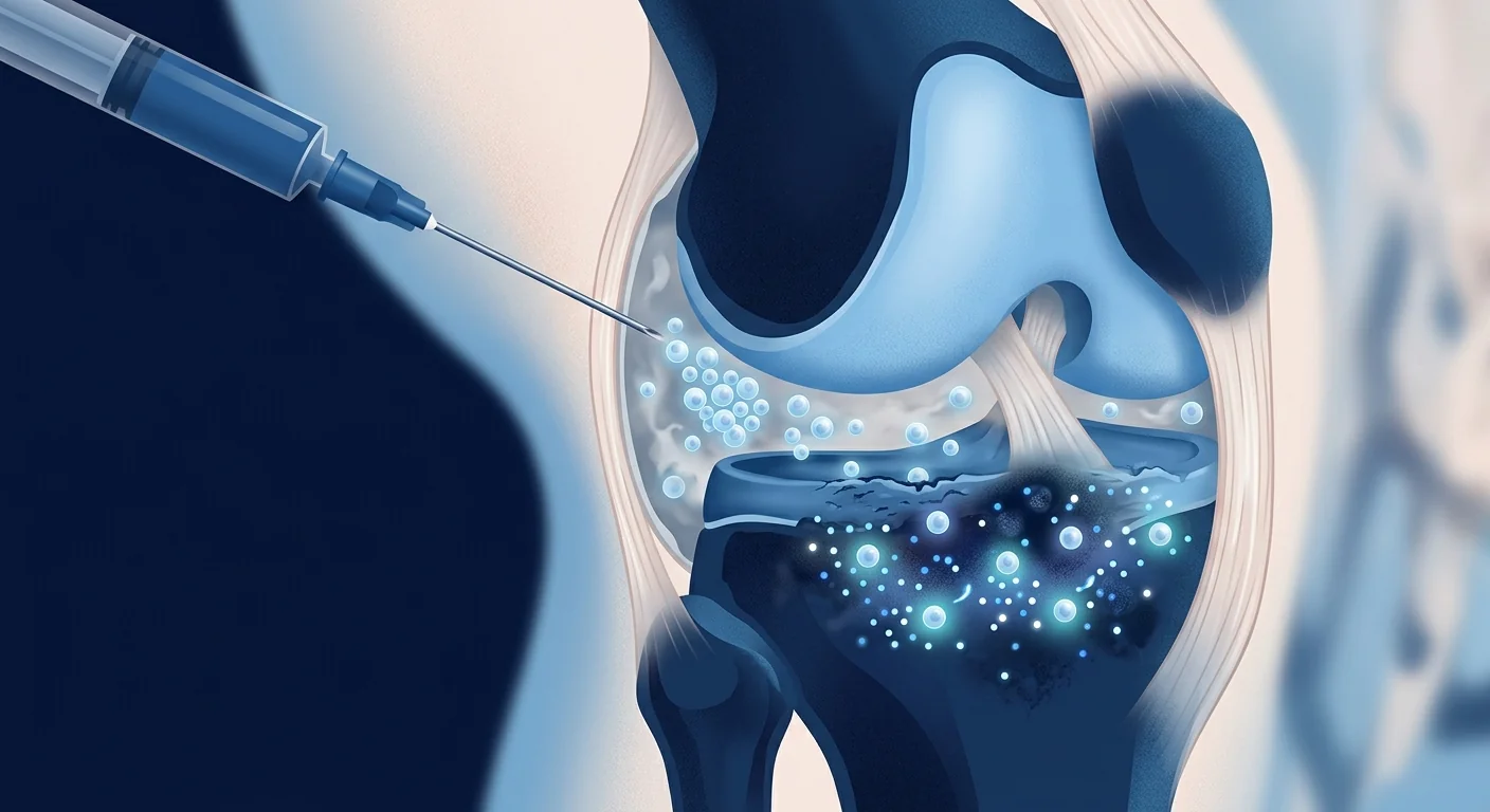 Mesenchymal stem cells injected into the knee joint — intra-articular delivery and anti-inflammatory signaling