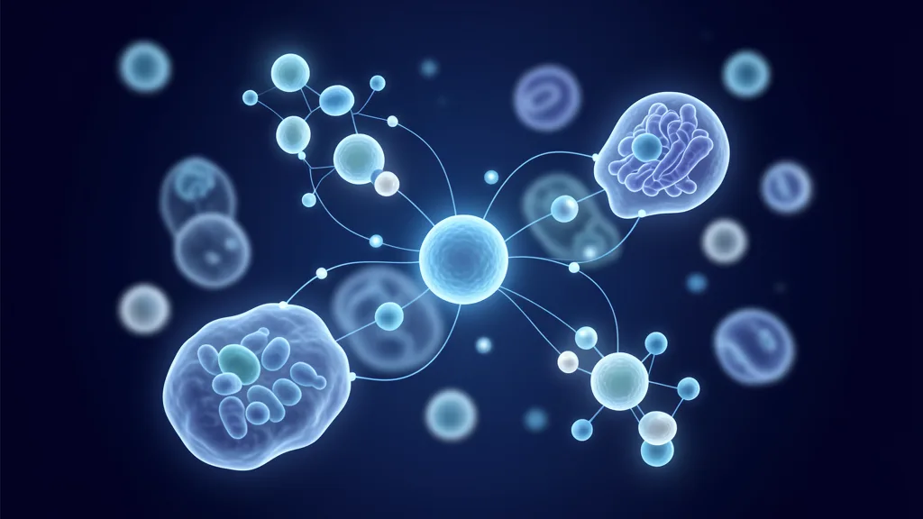 Scientific illustration of mesenchymal stem cells modulating an overactive immune response in systemic lupus erythematosus