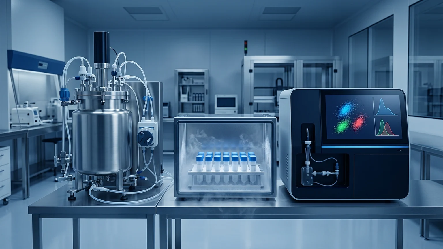 Closed-system expansion, cryopreservation, and quality testing of NK cell products