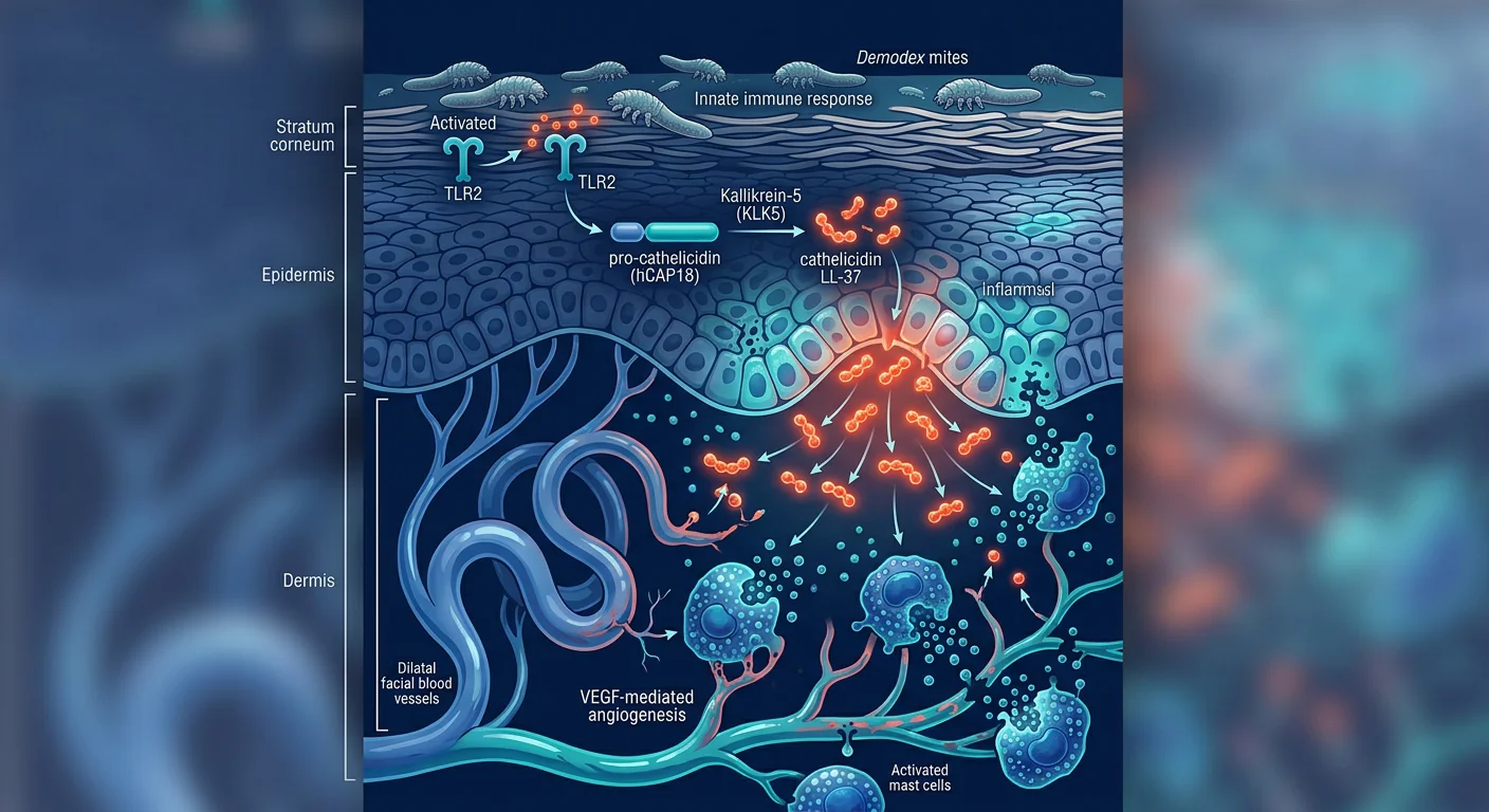 MSC therapy for rosacea — immunomodulation and vascular regulation