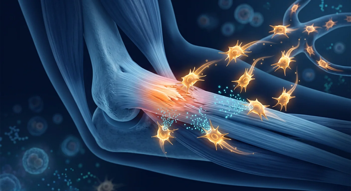 MSC therapy for tennis elbow — lateral epicondylitis tendon regeneration and tendinopathy treatment research