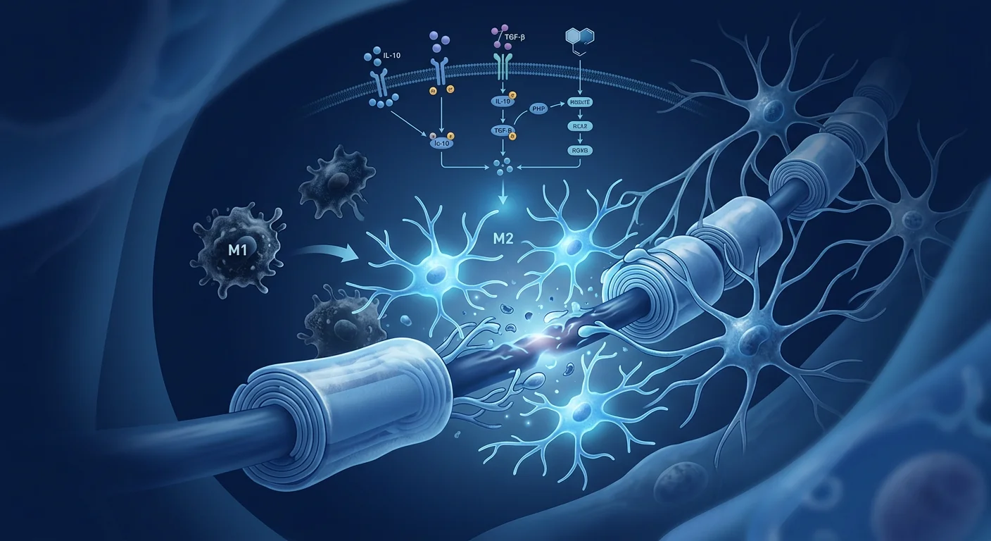 Trigeminal nerve inflammation and MSC mechanism — neuroinflammation suppression, myelin repair, and pain signal modulation